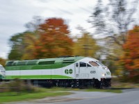 The frequent Lakeshore GO service allows for plenty of experimentation.
<br>
<br>
Eastbound at Manse Road.
<br>
<br>
October 26, 2014 Image by S.Danko
<br>
<br>
GO of interest:
<br>
<br>
        <a href="http://www.railpictures.ca/?attachment_id=2024"> second decade </a> 
 <br>
<br>
        <a href="http://www.railpictures.ca/?attachment_id=14341"> third decade </a> 
 <br>
<br>    
    <a href="http://www.railpictures.ca/?attachment_id=9727"> Go Birchmount </a> 
 <br>
<br>   
 
    <a href="http://www.railpictures.ca/?attachment_id=14656"> GO CP </a> 
 <br>
<br>   
sdfourty

