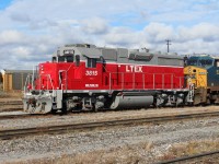 GP38-3M a rebuilt ex Santa Fe GP35 built at CAD Rail in Montreal.