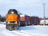 The BNML with BNSF 1505 is seen waiting just north of Taylor Avenue for CN to give them clearance to enter the CN Rivers Subdivision. After entering the CN Rivers Subdivision, they will enter Fort Rouge Yard.