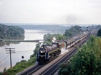 CN 6060 was used on VIA round trips from Toronto to Niagara Falls on Wednesdays and Saturdays in the late 70's.  Here's one of the Saturday trips returning through Bayview Jct.