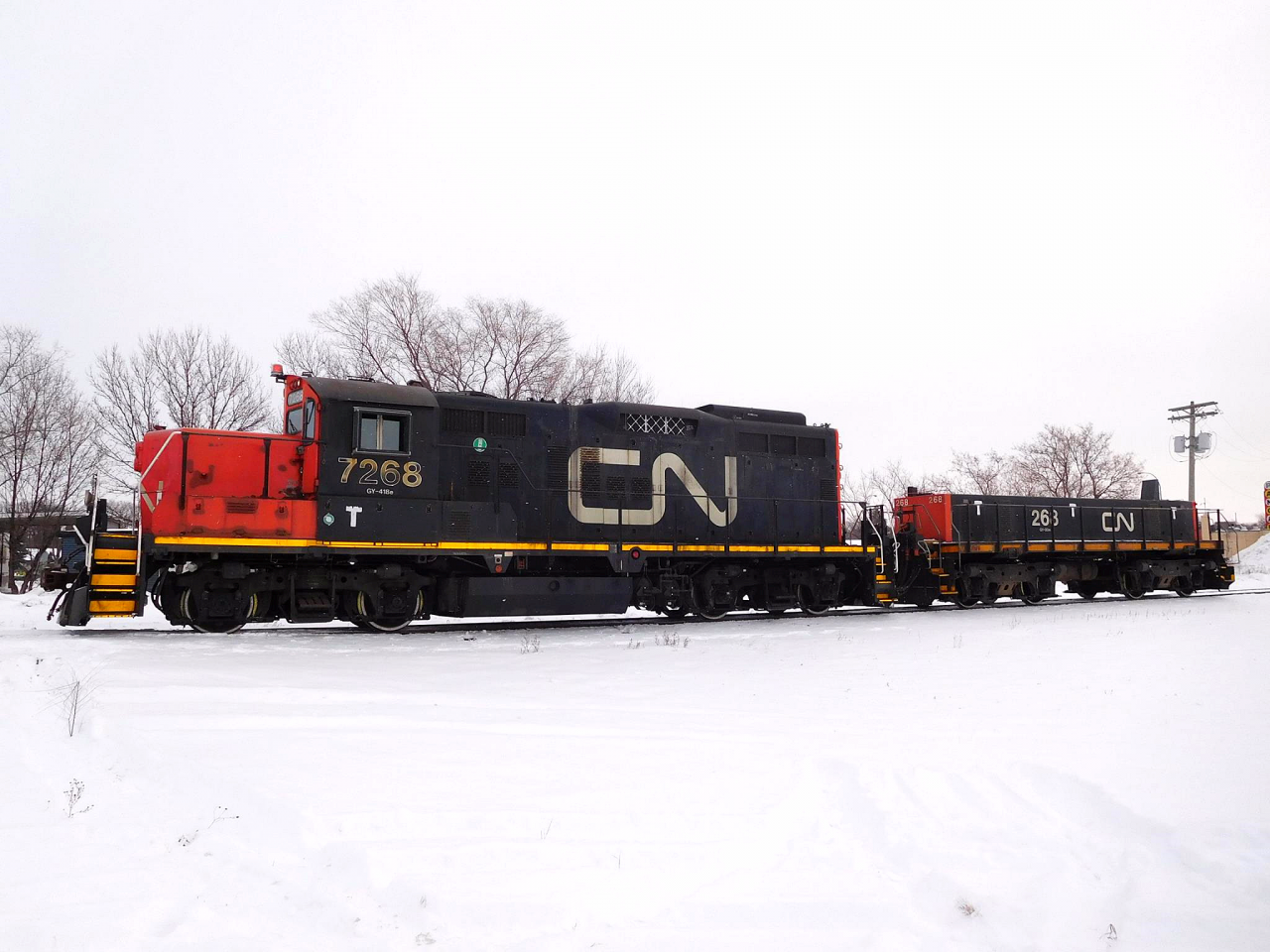 CN 7268 on Letellier Sub.