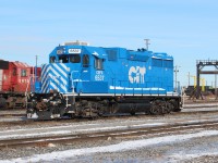 Originally built as Southern Pacific GP35 #7425 this unit worked on the GEXR in a silver and maroon scheme for awhile.