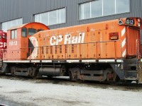 Built as an SW8 model in 1951 it was #6708, then renumbered and converted to a yard slug (daughter) to slug #6705 in 1995 before being renumbered again in January 1996 to #1012. It was paired up with Mother GP9u 1598 before being retired in May 2013 and sold off to SLM recycling in August 2013.