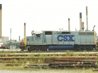 Working the refineries in Sarnia this GP38 started out as Baltimore & Ohio #3801 built in 1967.