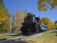 2024 ROUNDING THE BEND FROM THE LAGGAN STATION AT HERITAGE PARK.