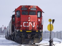 The local switcher sits just east of Egerton xing.