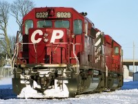 The power for the "Pickup" waits in the cold but fabulous sun.