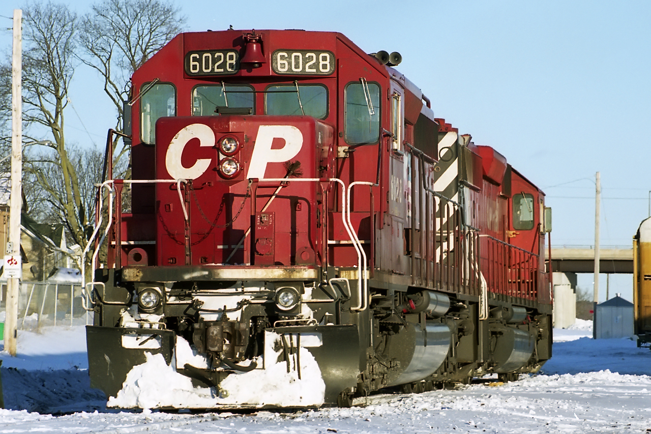 The power for the "Pickup" waits in the cold but fabulous sun.