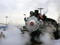 Steam Expo was a gathering of several steam locomotives from around the world. It lasted a few days, but I was only there for the very beginning. All the locomotives (that made it on time) were staged and we were able to walk among them - that was probably the coolest part of the experience. I wonder if that would be possible today.....