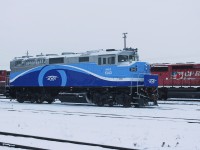 Originally a GO Transit F59Ph built in 1990 and retired in 2011, this unit is now property of Montreal's AMT commuter service.