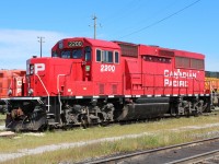 Built in 2012, class leader of CP's GP20ECO fleet has already worked in Winnipeg and spent time on the Havelock Turn that runs between the mine at Nephton north of  Havelock and Agincourt yard. 