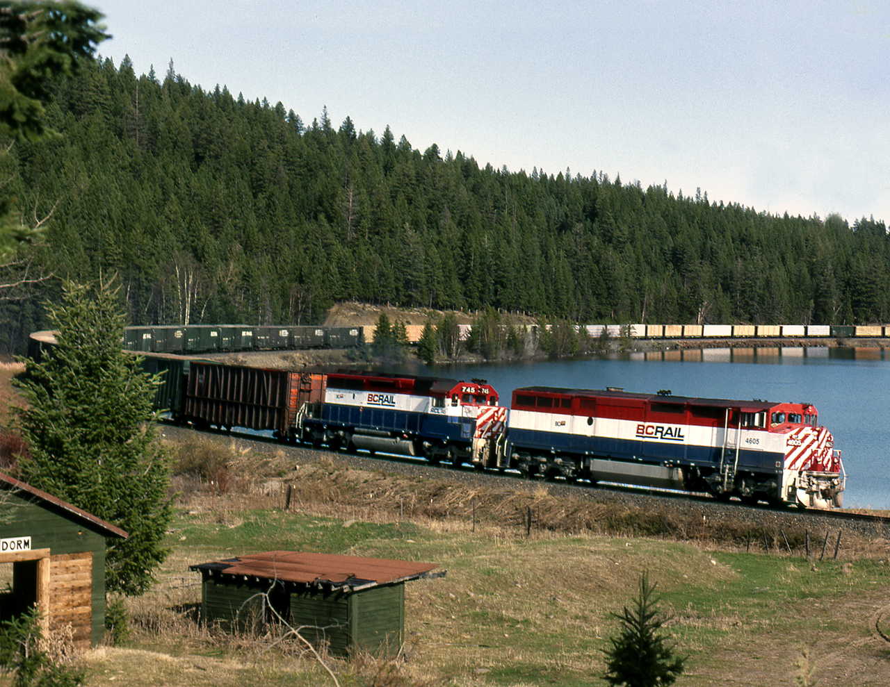 Railpictures.ca Bill Hooper Photo Southbound PV passes a summer