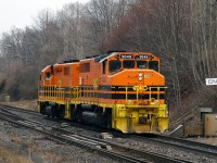 QGRY 2301 - RLHH 3049 roll eastbound through CN Hardy