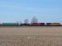 CP 240 passes through the country side of Komoka as it nears London