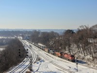 After catching 646 with CP 8843 and BNSF 6793 at Galt a week earlier, 647 returns with an even better lashup than before. 647 picked up a NS ACe somewhere along the way, and a nice trio of elly style engines made for a great lashup, considering I missed 247 with CSXT 9993 :(