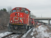 <b>A little help goes a long way</b> The final run of 331 out of Port Rob came to abrupt stop after lifting Hamilton, the power having issues loading and getting the train restarted. The decision was made to send 551 out of Aldershot to assist and pull CN 331 all the way to Paris. 