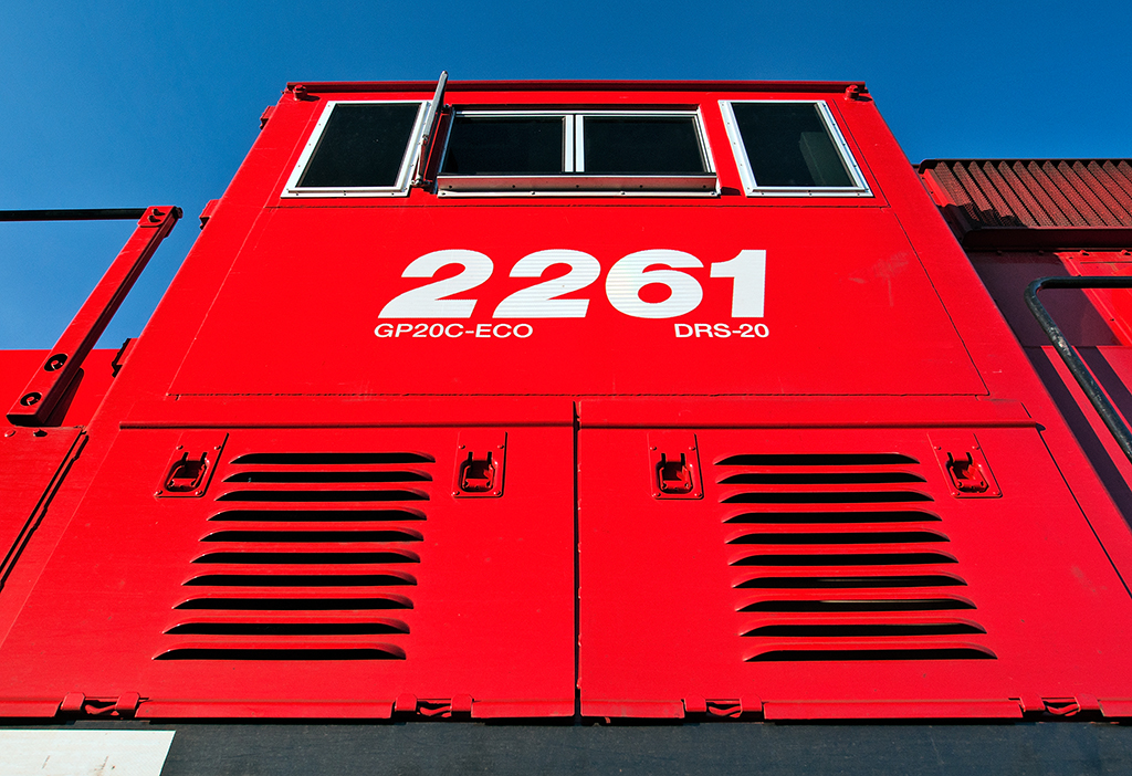 In afternoon sun, the shiny candy apple red paint shows off it's clean coat.