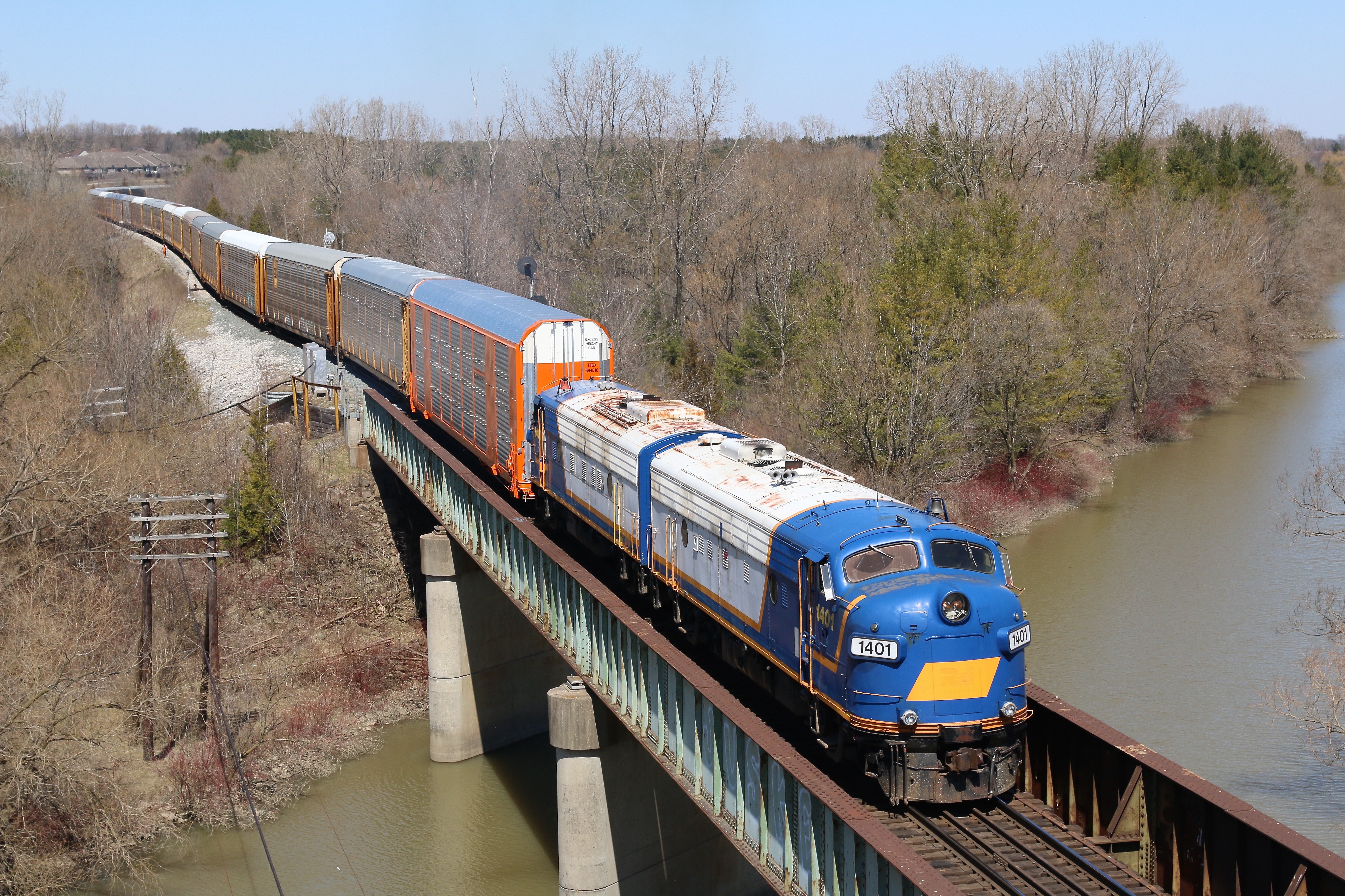 Railpictures.ca Marcus W Stevens Photo The daily Ontario Southland