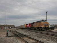 2-234 flies through begin/end CTC sign Guelph Junction, with a very dirty UP GEVO leading my first CP SD30ECO I've ever seen. Pretty cool to see, but I'll take an SD40-2 any day.