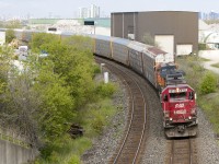 Right leader here, the SOO/BNSF consist takes charge on 147 as it comes around the curve at mile 14.