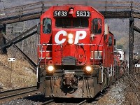 Leading the charge up the Niagara Escarpment approaching Campbellville this SD40-2 was 35 years old at the time of this shot. One has to wonder what its fate was. Did it get sold to a shortline somewhere or end up as a new washing machine?