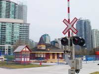 Roundhouse Park is quite the sight and well worth visiting. Freshly moved, and still under restoration (as of 2010) is the old CN / CP Don Station, flanked by the ever changing skyline along the waterfront that was once all land used by the railways.