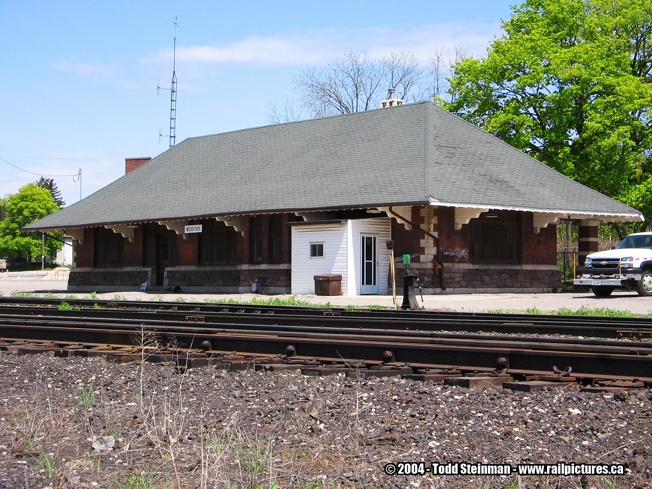 Despite the Canadian Pacific being one of the first to demolish historical stations (West Toronto), theirs at Woodstock is still in use by crews of not only the CP, but the Ontario Southland as well.