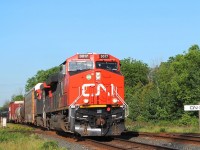 3017 and sister 3037 cross the diamond at Carew and carry on east into the early morning sun.