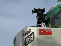 Go F59PH 564 waits out the weekend in the Barrie yard. For us older railfans this is the proper location for the horn and bell.