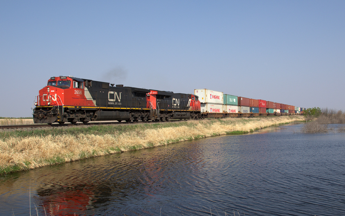 Heading west near Irma, AB
