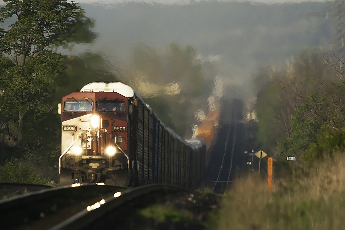 ....and out of the Hornby Dip. My fascination with this location can be tied directly to the brilliant photos of Greg McDonnell.