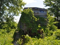 A day of railfanning with fellow RP contributor Daniel Odette led to this discovery. While looking for the remains of the old CN Cayuga Sub, we found a long string of abandon hoppers, taken over by nature. While it seemed like they went on forever, there was 42 hoppers in total here. The Cayuga line was abandon in 1996 I believe. However, Trillium uses part of the line as storage. About a mile up the line, a ton of tank cars and of all things, Algoma Central passenger cars sit, not been moved in a long time. However, due to the condition of both the hoppers and the rails, I don't think these ones have been moved in a long time, nor will they be moved in a very long time either. For fun, I'm going to leave GPS coordinates off, so if anyone wants to find them, it'll be an adventure to locate them ;) 