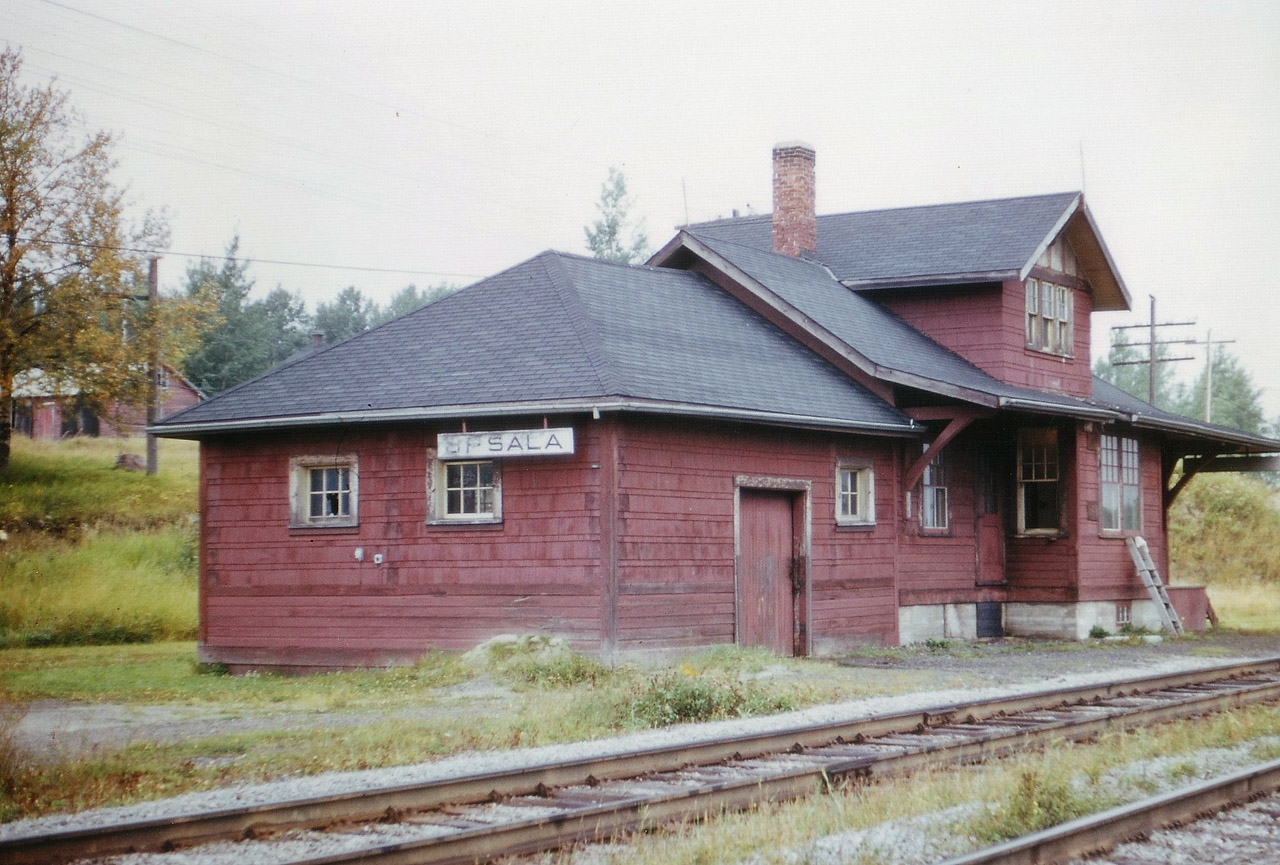 It has been past 40 years since I took this photo of the old CP Upsala station, which was visible from Hwy 17 as I passed thru town. I am probably a bit off on the GPS co-ordinates. Back of my mind I keep thinking this structure was saved, and moved. To a museum somewhere. Would appreciate being filled in on this. As in when it was moved, etc. Nice old building, and well worth saving.