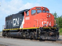 CN 9592 sits in Moncton Gordon Yard awaitings it's next assignment.