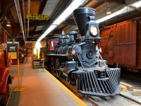 <b>A pioneer steam engine.</b> Built by Baldwin Locomotive Works for Northern Pacific in 1872, this 4-4-0 steam engine was the first one to ever operate in the province of Manitoba, after it had been sold in 1877 to a contractor working on construction of the Canadian Pacific Railway. It acquired the title <i>Countess of Dufferin</i>, named after the wife of the Governor General of Canada in 1877 (the Earl of Dufferein). Later the locomotive was used by the Columbia River Lumber Company and they eventually donated it to the city of Winnipeg. CP restored it at their Weston shops and it has been on exhibit in a variety of locations in Winnipeg since. Thankfully it has been preserved inside the Winnipeg Railway Museum (found inside the Union Station) since 1992.