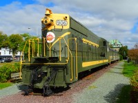 Narrow gauge EMD NF-210 CN 906 sitting at the Railway Coastal Museum in St John's, NL.