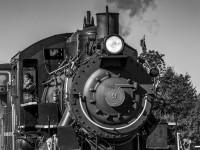 This is No.9 steam engine. Taken in Waterloo Ont.