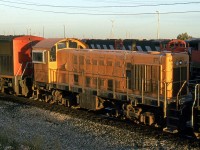 ESSO refinery's locomotive was in the CN shops for maintenance. My notes indicate that it is a Alco S-2.