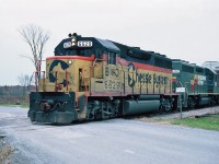 Chessie System B&O EMD GP40-2 6629 with Seaboard System EMD GP40 6747.