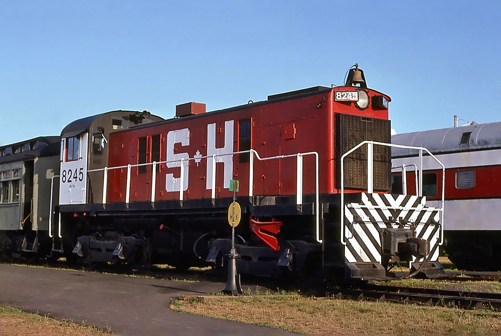 Salem & Hillsborough Railroad MLW S-12 No.8245 nee-CN 8245. August 05, 2001