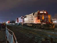 The Holiday Train was soon to arrive, bringing festive cheer but if you ask me, the real star of the show was this vintage pair of motors working Lambton Yard.