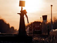 It's that time again, the switch brooms are out and poised at the ready for the first upcoming snowfall. Meanwhile the crew on T69 has tied the power down in Mainline Three and headed to the hotel for a quick 6 hrs rest before the trip back to London.