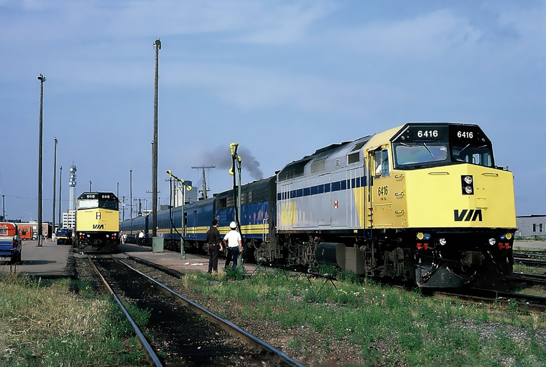 Railpictures.ca Roger Lalonde Photo Moncton’s VIA Rail Station with