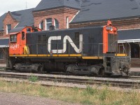 The beautiful old station at Amherst, NS still stands. Unfortunately, the local switcher assigned there when I passed thru this trip is long gone. The MLW S-12 #8241 was one of only 11 built for the CN, back in 1958. One has been preserved, the others all retired from the road by 1985.