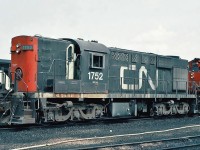 CN MLW RSC-14 No. 1752 at CN Moncton Gordon yard, September 02, 1990