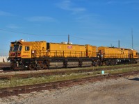 A super clean Loram power unit sits near the Markham Road exit of Agincourt Yard.