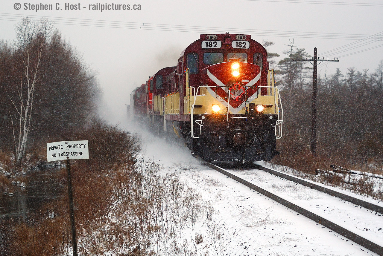 Merry Christmas to everyone! On New Years Eve 2005, courtesy of the Ontario Southland Railway a special surprise occurred for fans in the area. Upon arrival at Woodstock, the London Pickup was tasked with lifting two OSR locomotives for Guelph Junction. Well, Mr. President of the Ontario Southland Railway was the hogger on this days pickup.... and to commemorate the holidays the MLW's were put on the head end :) With Christmas lights on the nose of RS-18 182 it could very well be the OSR Christmas Train - to the photographers trackside, and there were many, it was. Thanks Jeff and the OSR Crew for the memories! I hope some of you young kids who were too young to see this in person can enjoy these. I was fortunate to shoot this at Ayr, Galt and Puslinch so more to come in the future.
And from my family to everyone on this site - wishing you a Merry Christmas and looking forward to a prosperous, lucky, and sun filled new year. May your 2017 be filled with joy and happiness!