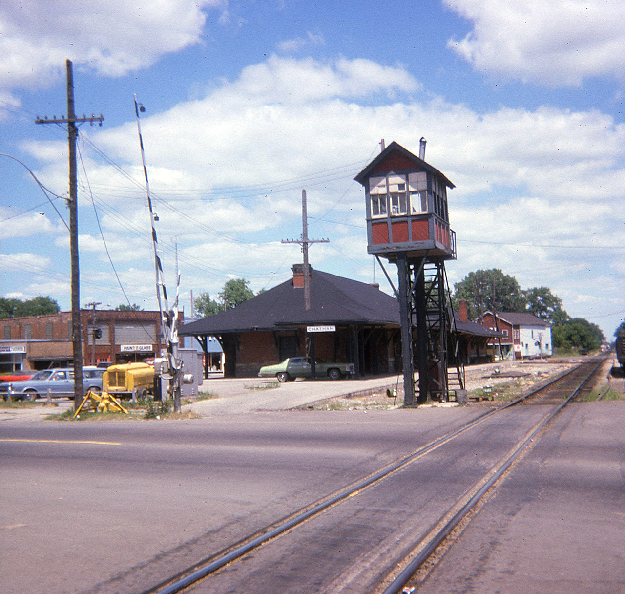 Railpictures.ca A.W.Mooney Photo The old Chatham CP station in town