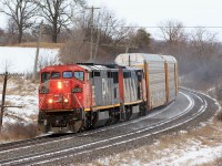 With a pair of C40-8M 2430, 2418 leading M371, I figured I would bag him one more time. The though crossed my mind to chase him out to Paris Jct for a brief moment as I walked back to my car.