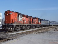 VIA No 73 arrives at London Ontario with all Tempo equipment